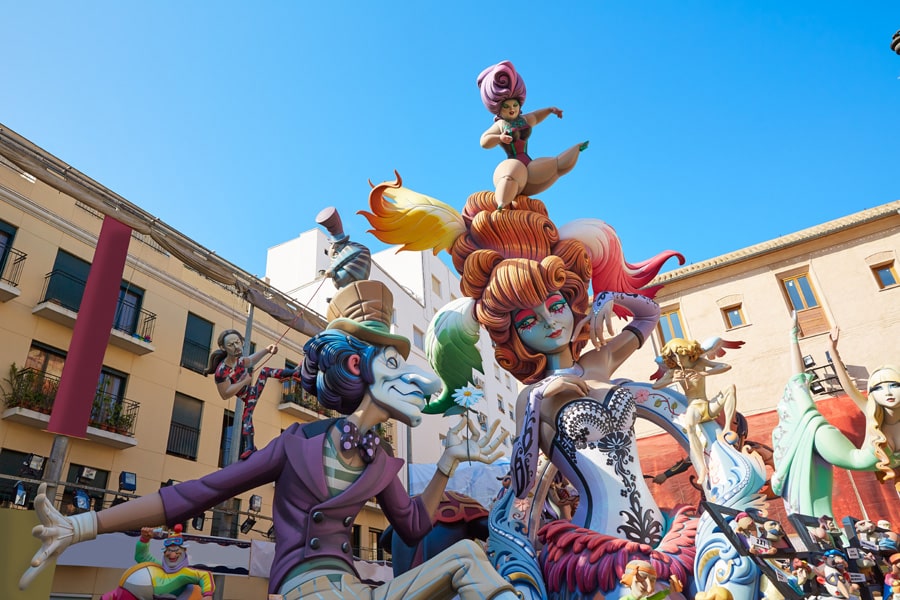 Las Fallas festival in Valencia