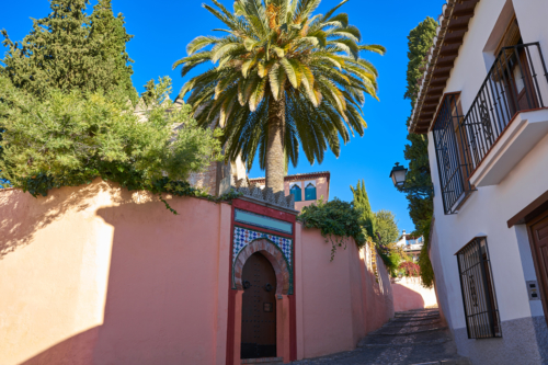 Albaicin of Granada arabic district in Spain