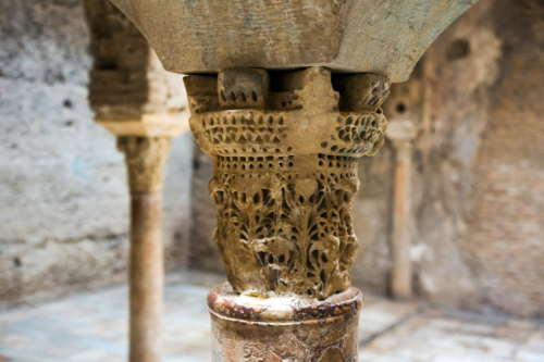 Detail of The Banuelo baths.  Granada