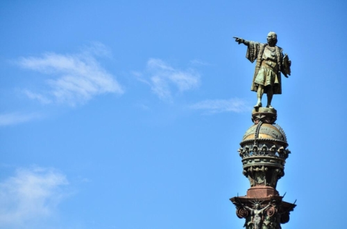 Barcelona Columbus Statue