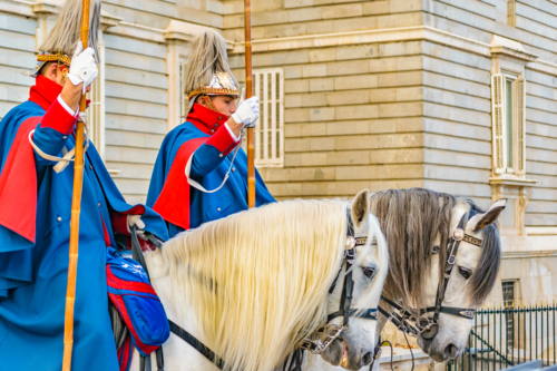 Royal Palace Guards, Madrid, Spain