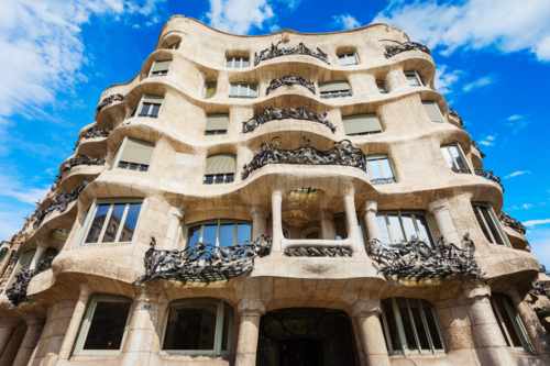 Casa Mila building in Barcelona